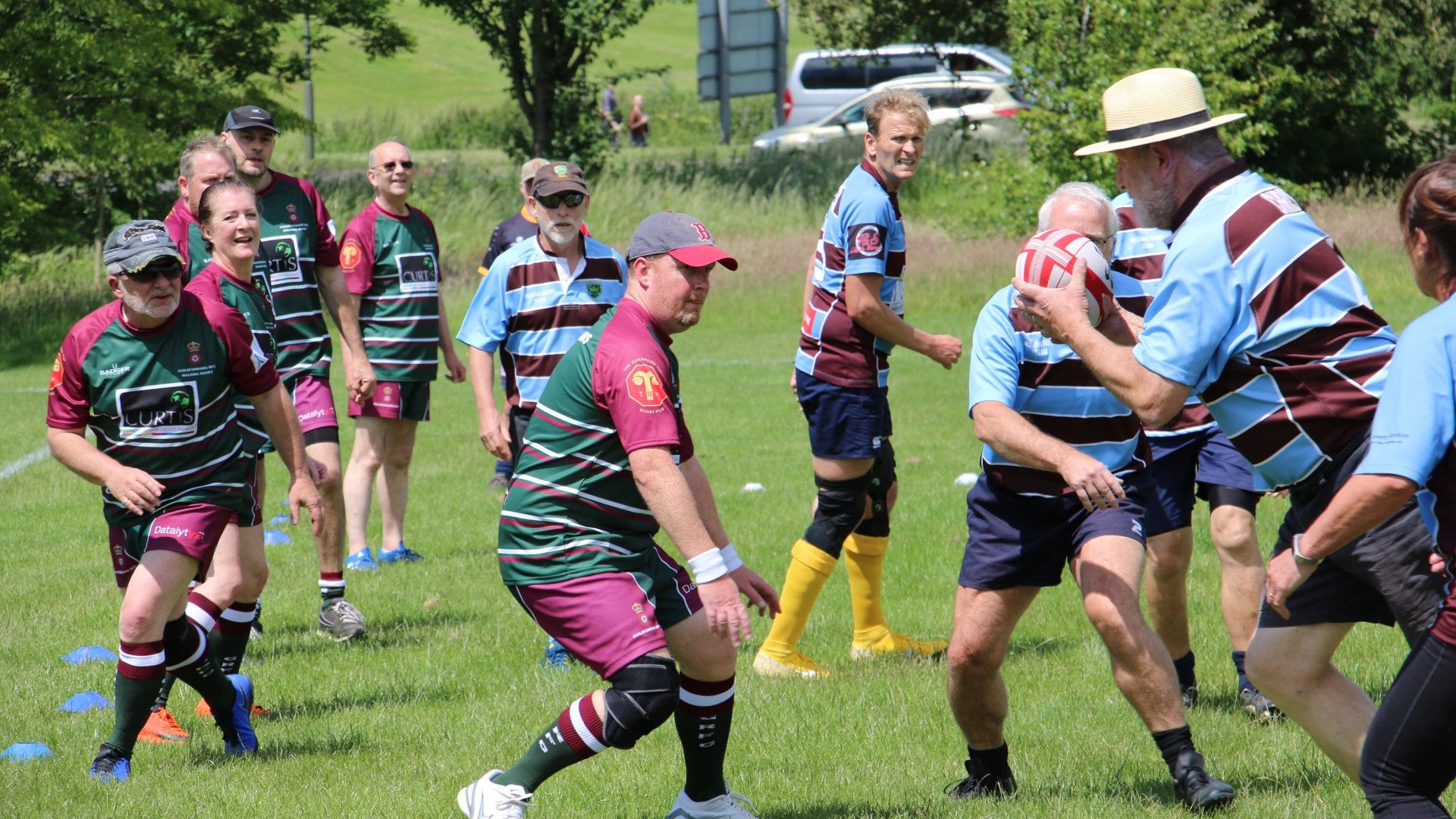 Image of Guildfordians RFC (GRFC) Walking Rugby team located on Stoke Park Guildford